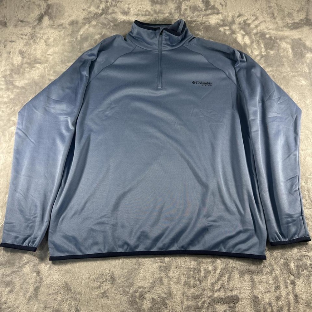 Blue Columbia Sportswear quarter zip pullover